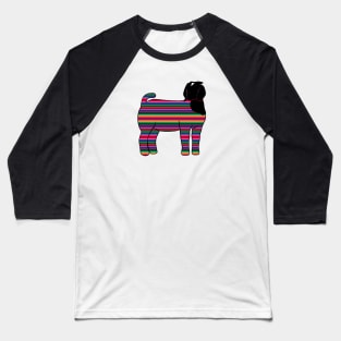 Serape Market Show Doe Silhouette - NOT FOR RESALE WITHOUT PERMISSION Baseball T-Shirt